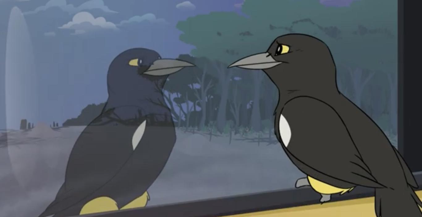 A still from alumna Hanah Cincotta's film "O'o: The Last Voice of Kaua'I O'o"