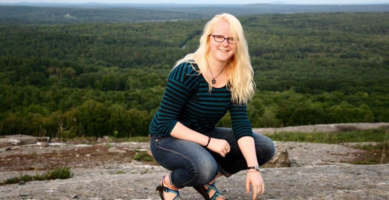 Rose Piscuskas '21 on a hike