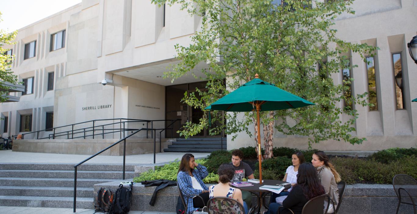 Exterior of Sherrill Library
