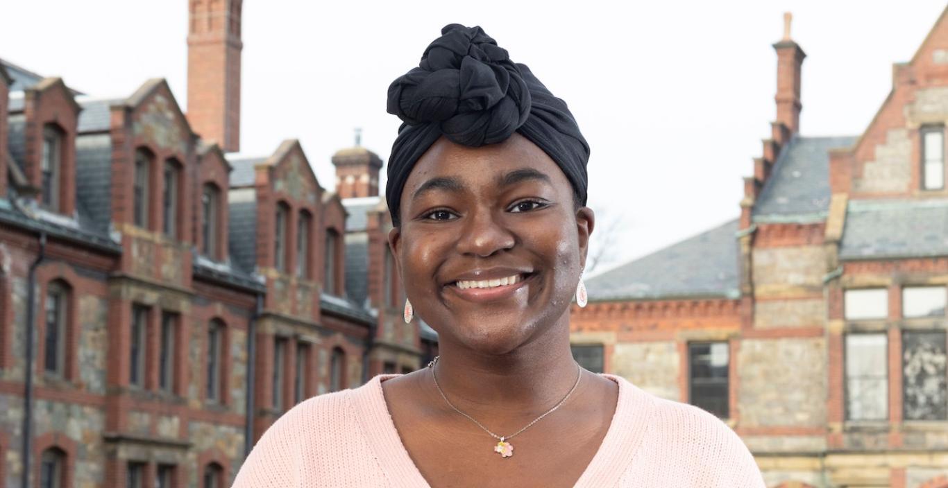Amara Obiora pictured on South Campus