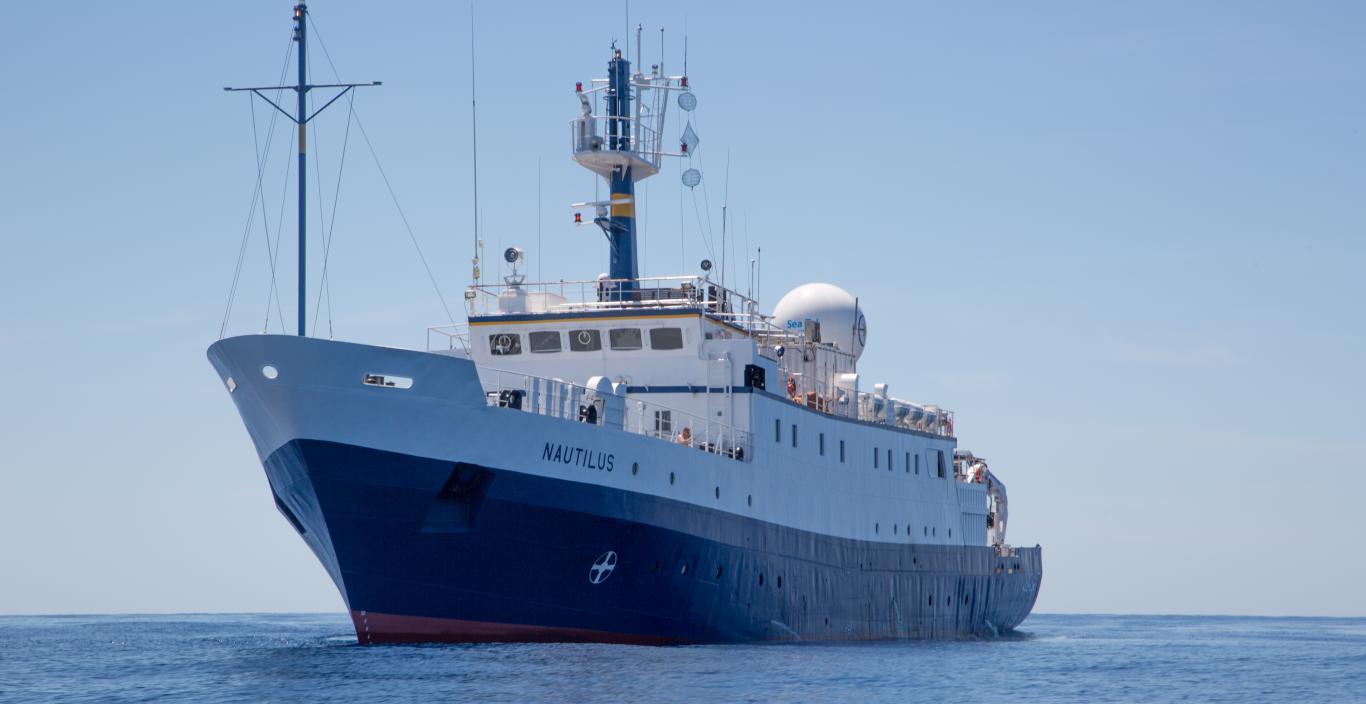 Exploration Vessel Nautilus at sea