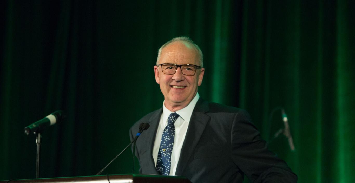 Jim Wilbur smiling