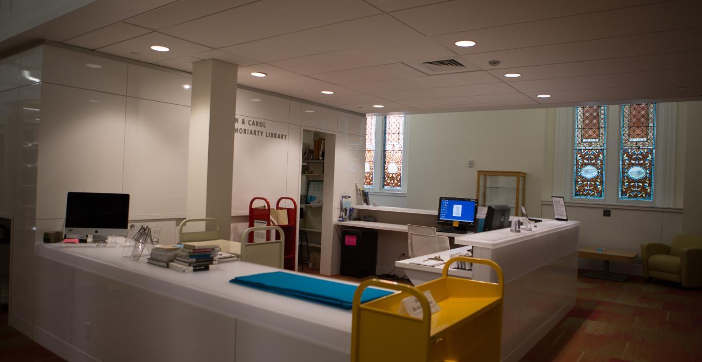 Lunder Arts Center Moriarty Library