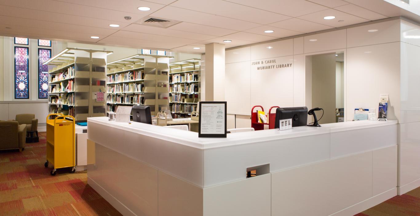 Lunder Arts Center Moriarty Library