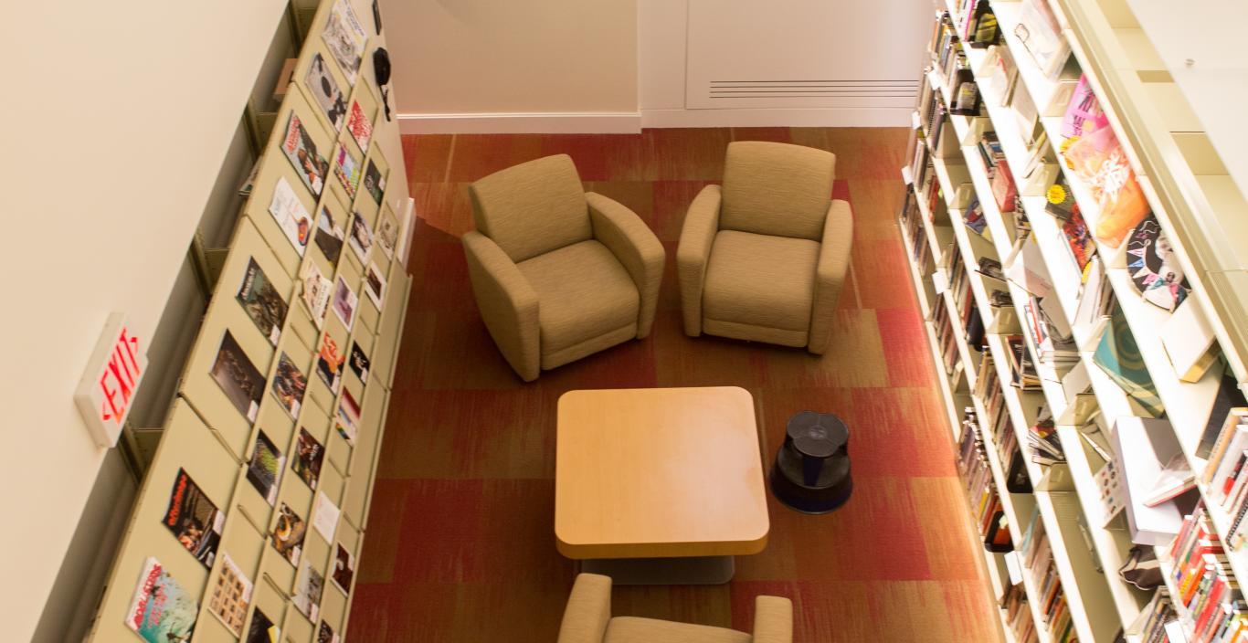 Lunder Arts Center Moriarty Library