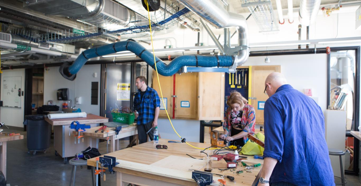 Lunder Arts Center Woodworking Studio