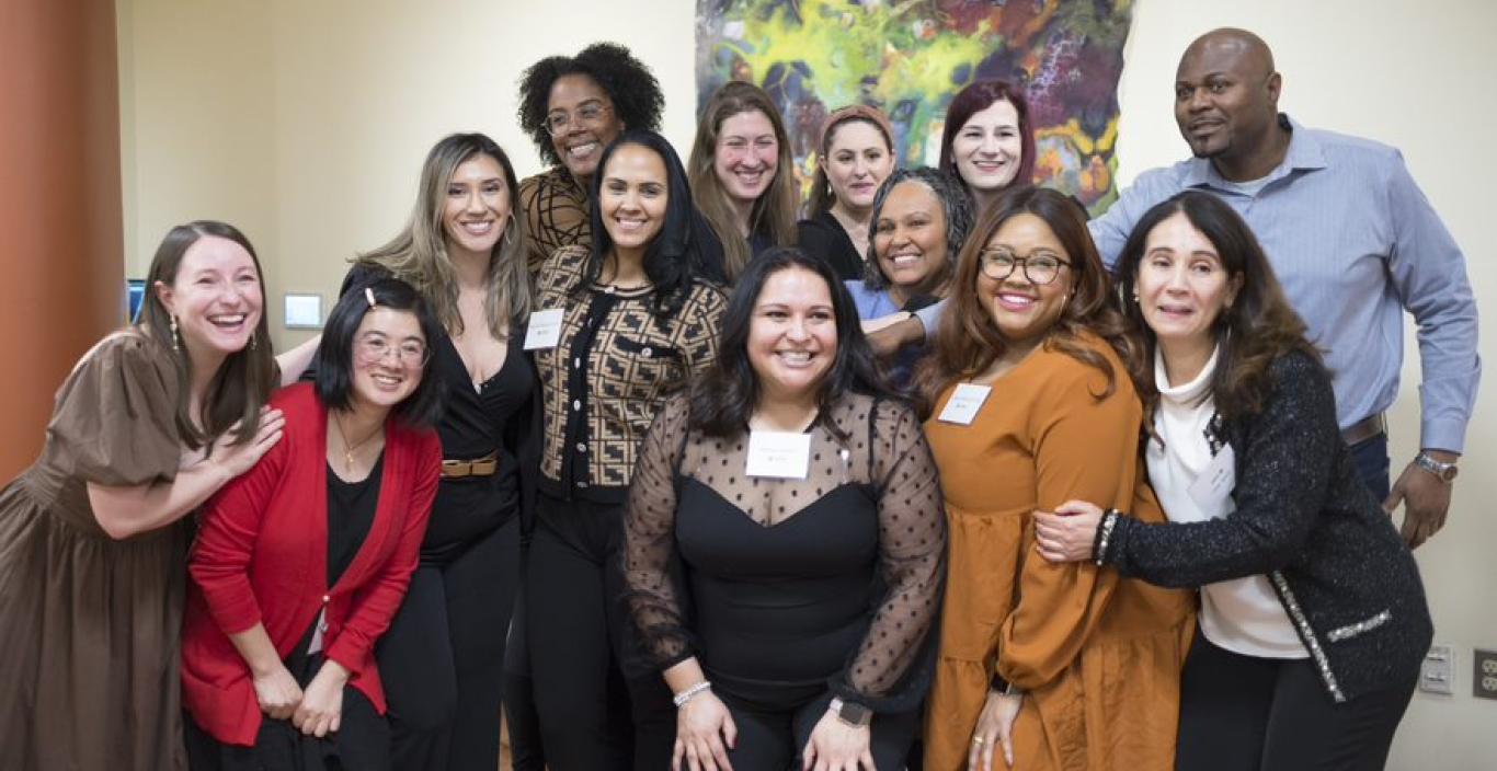 Members of the Pathways for Paraprofessionals cohort pose for the camera