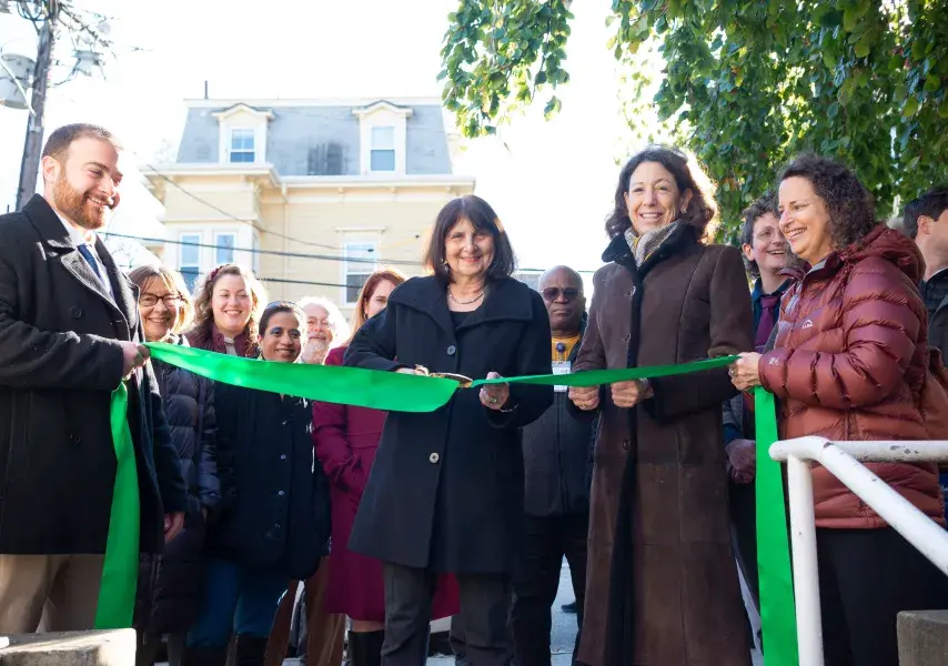Riverside ribbon cutting
