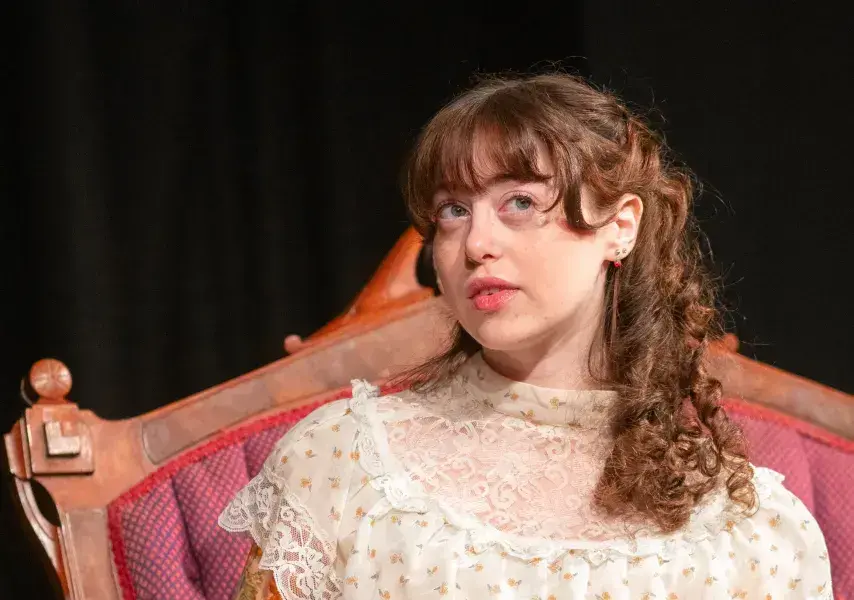 Student performing Little Women