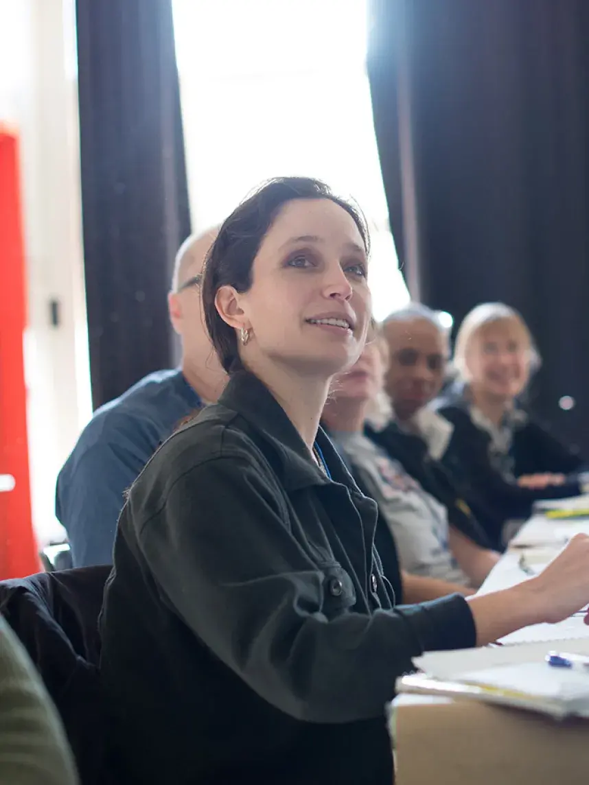 people at conference table