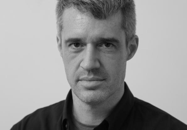 Black and white photo of Michael Cary 