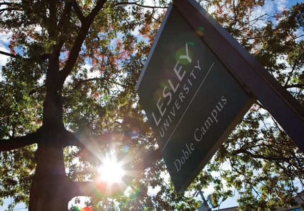 Lesley Doble Campus Sign