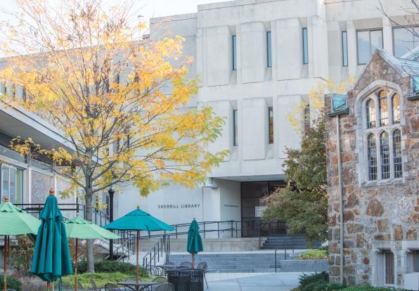view of Sherrill library
