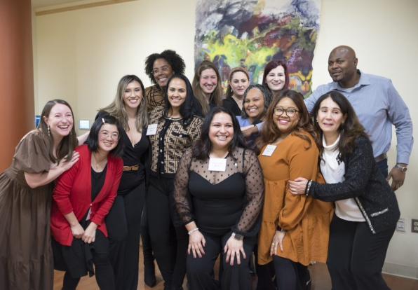 Members of the Pathways for Paraprofessionals cohort pose for the camera